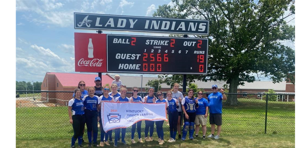  Letcher County 2021 Junior League Softball  State Champions 