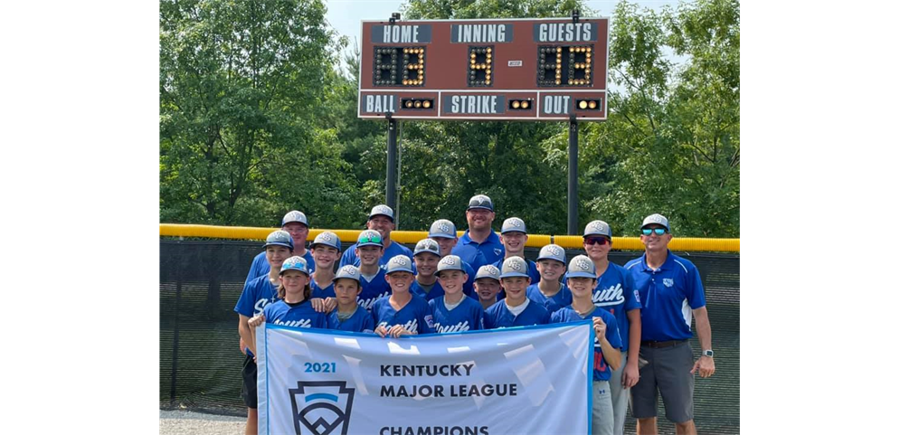 2021 10-12 Year Old Baseball State Champions -Warren County South