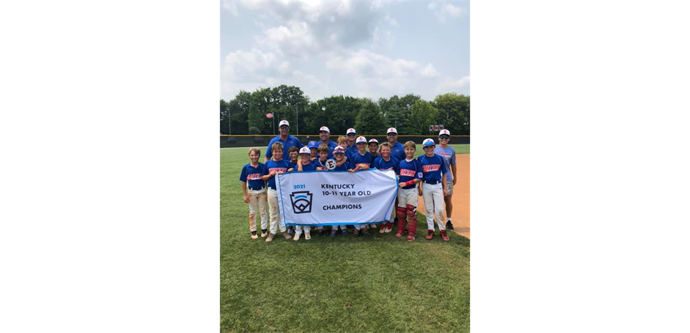 2021 9-11 Year Old Baseball State Champions - Lexington Eastern District 3