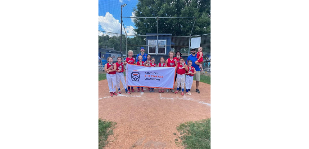 2022 8-10 Year Old Softball Champions - Jackson County