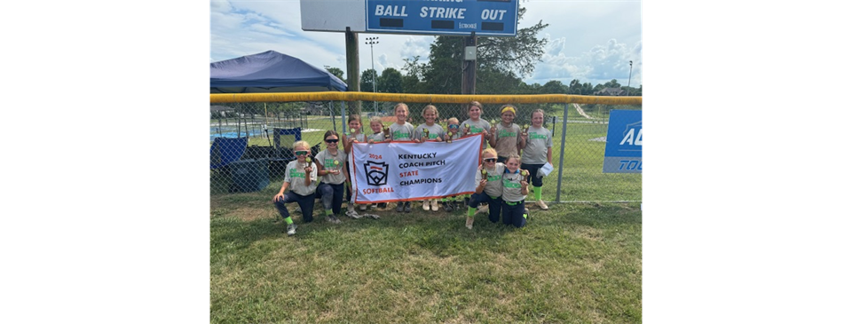 2024 Softball Coach Pitch State Champions